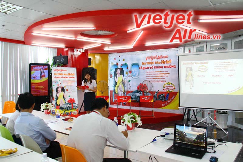 Phòng vé Vietjet Air lớn nhất Việt Nam