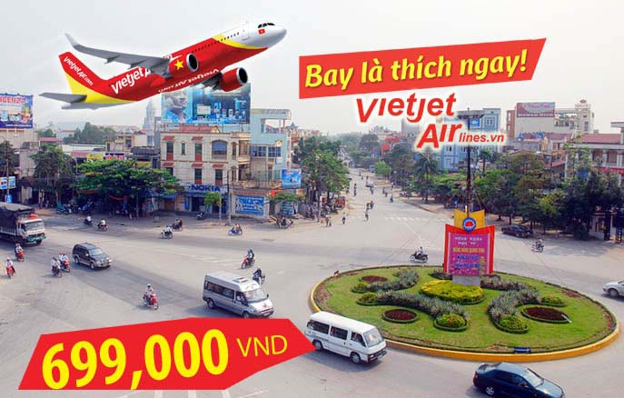Vé Vietjet Air đi Thanh hóa
