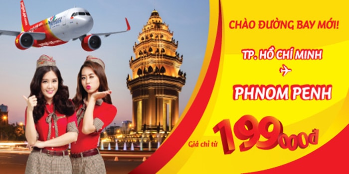 Đường bay mới TP.HCM – Phnom Penh