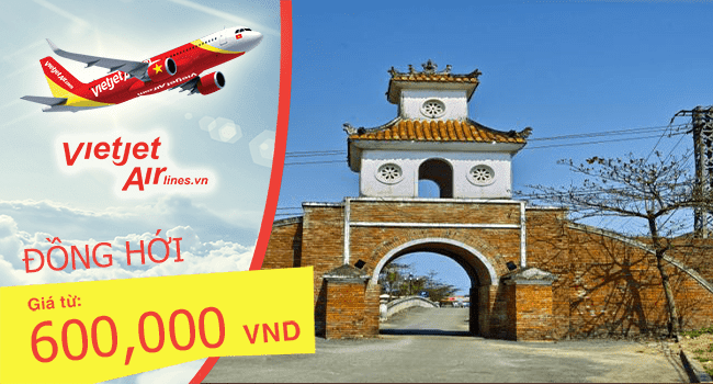 Vietjet Air đi Đồng Hới giá rẻ