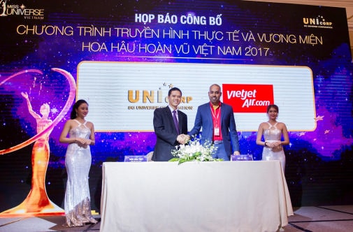 Vietjet đồng hành cuộc thi Hoa hậu Hoàn vũ Việt Nam 2017