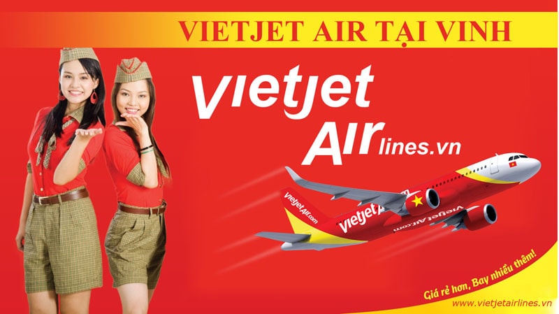 Đại lý vé máy bay Vietjet Air ở Vinh (Nghệ An)