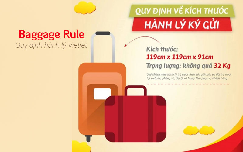 Quy định hành lý của Vietjet Air
